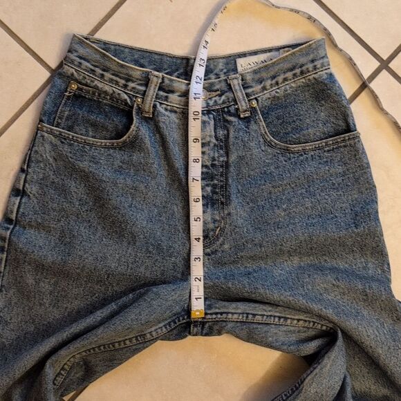 Lawman Western Style Jeans High Rise Taper Leg Medium Stone Wash Blue Size 9 - Picture 9 of 9